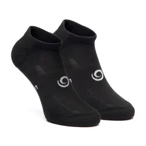 Woolpan Endless Merino Ankle Socks Black
