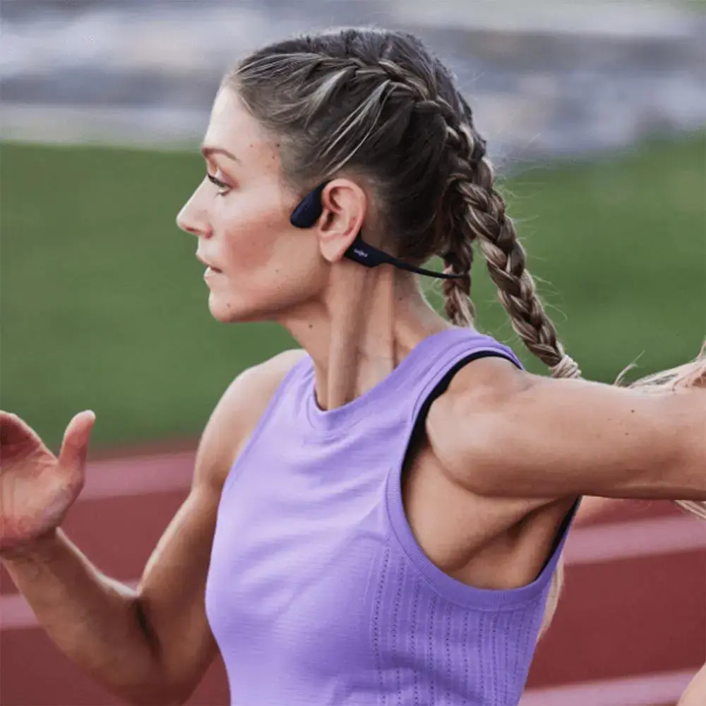 Shokz OpenRun Pro Open-ear Bone Conduction Koptelefoon Zwart