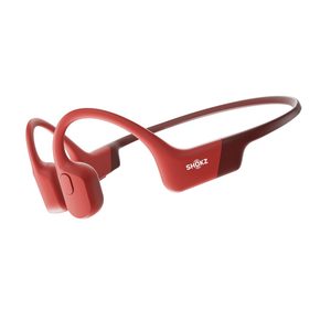 Shokz OpenRun Draadloze Open-ear Bone Conduction Koptelefoon Rood