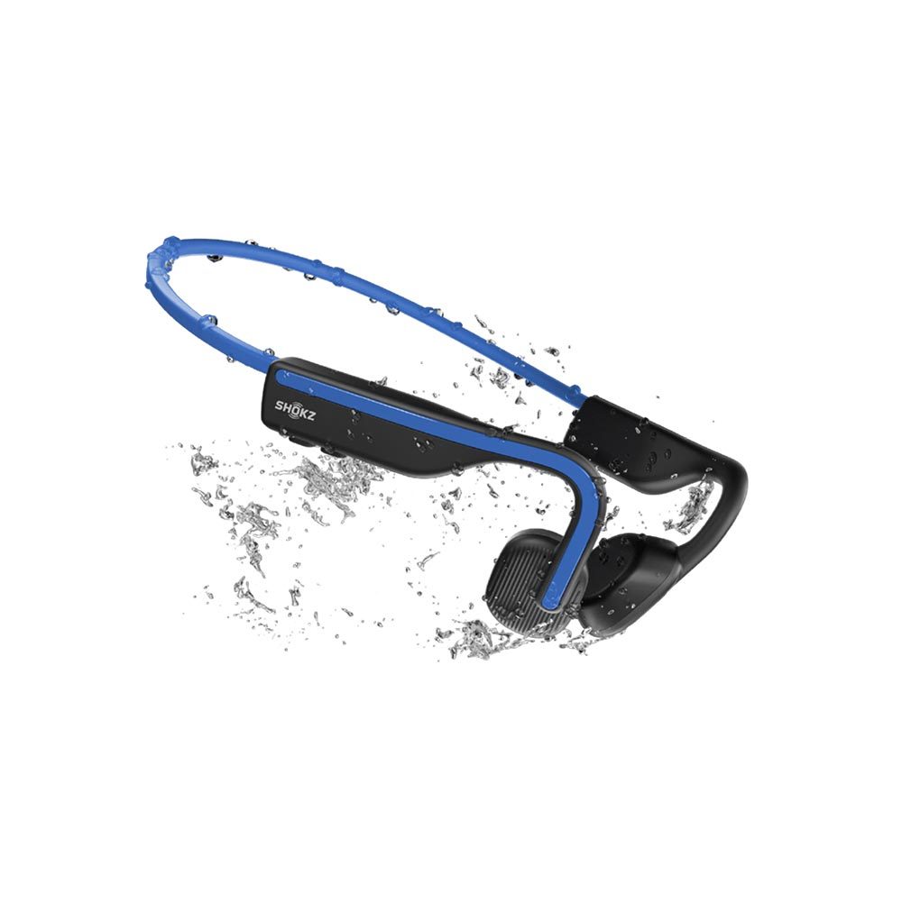 Shokz OpenMove Draadloze Open-ear Bone Conduction Koptelefoon Blauw