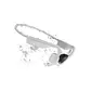 Shokz OpenMove Draadloze Open-ear Bone Conduction Koptelefoon Wit
