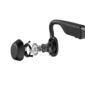 Shokz OpenMove Draadloze Open-ear Bone Conduction Koptelefoon Grijs