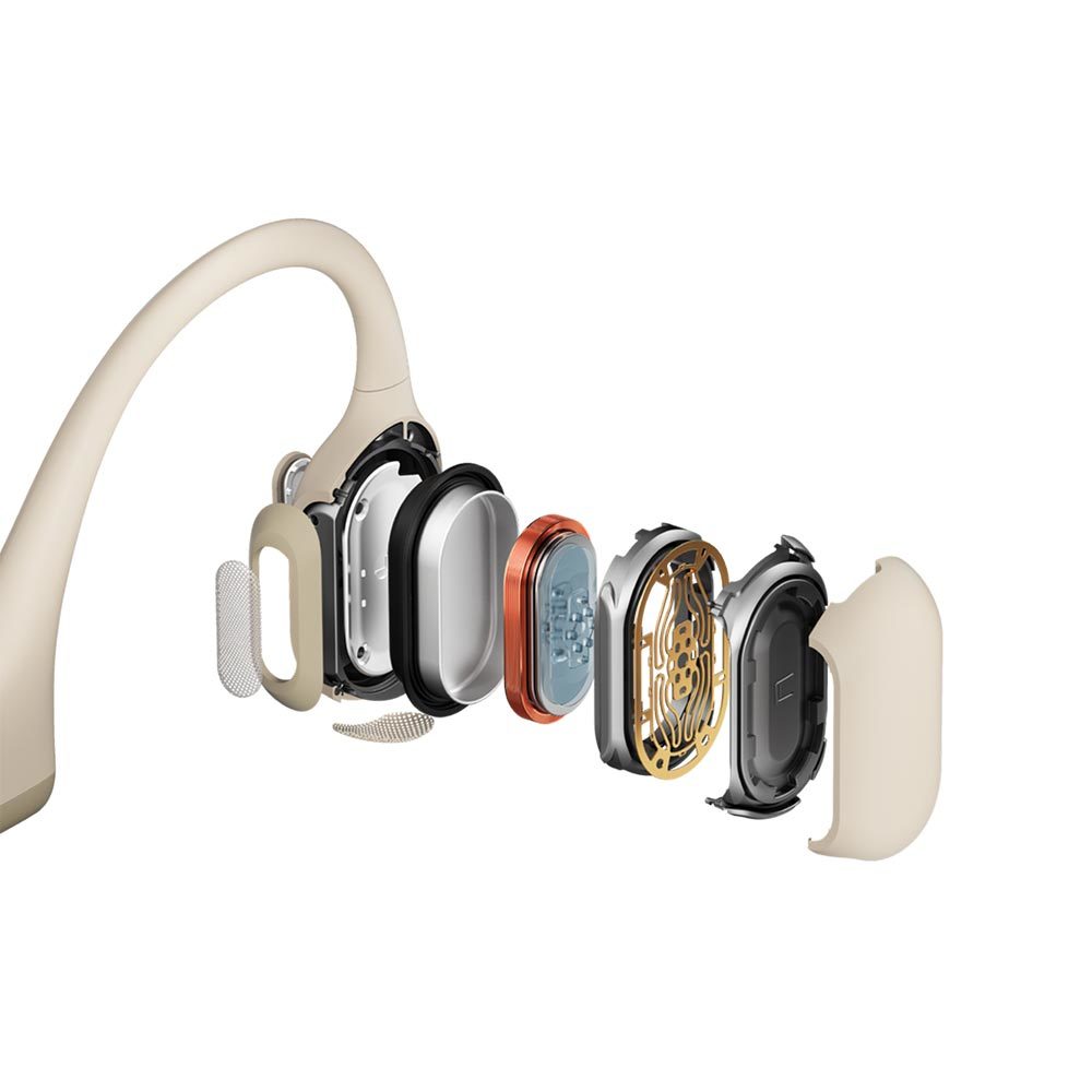 Shokz OpenRun Pro Open-ear Bone Conduction Koptelefoon Beige