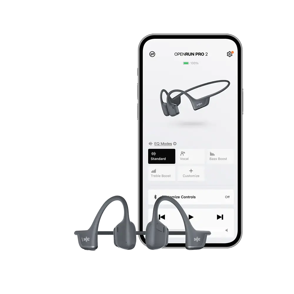 Shokz OpenRun Pro 2 Open-ear Koptelefoon Zwart