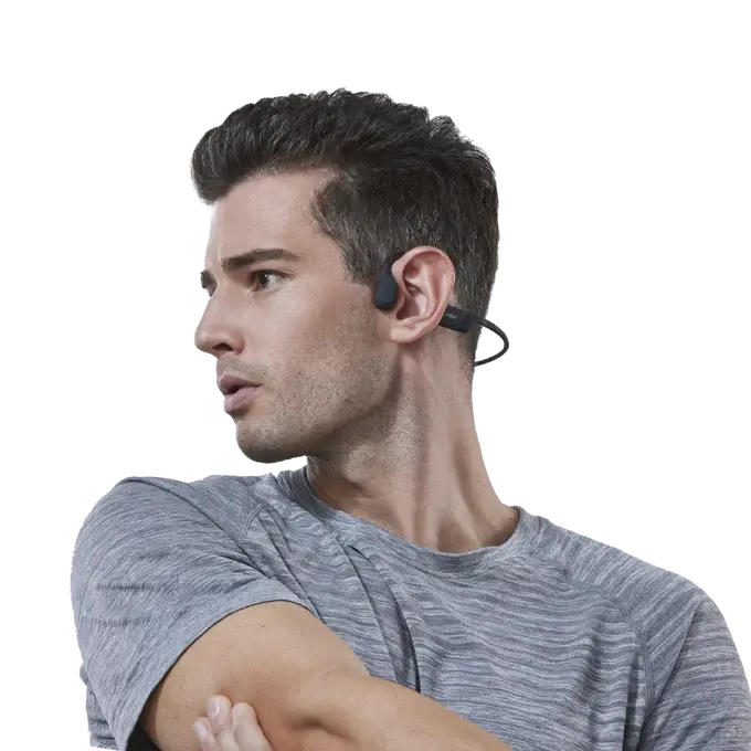 Shokz OpenRun Mini USB-C Open-ear Koptelefoon Zwart