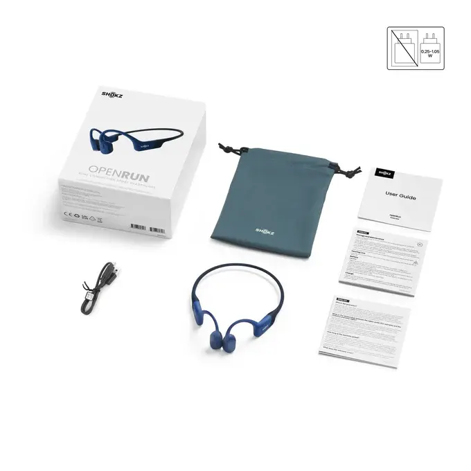 Shokz OpenRun Mini USB-C Open-ear Koptelefoon Zwart