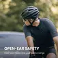 Shokz OpenRun USB-C Open-ear Koptelefoon Grijs/Zwart