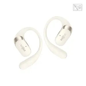 Shokz OpenFit2 Draadloze Open-ear Koptelefoon Beige