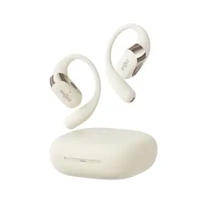 Shokz OpenFit2 Draadloze Open-ear Koptelefoon Beige