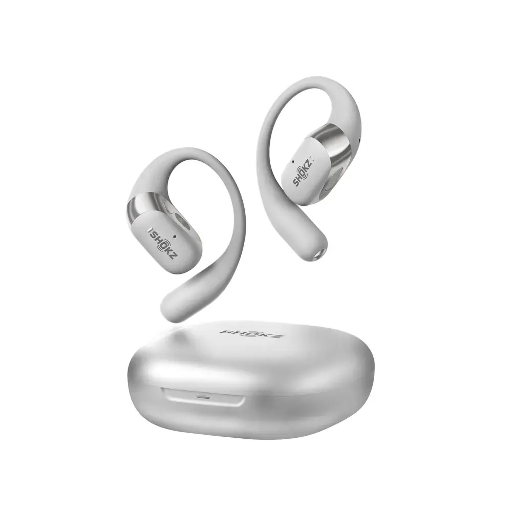 Shokz OpenFit 2+ (plus) Draadloze Open-ear Koptelefoon Grijs