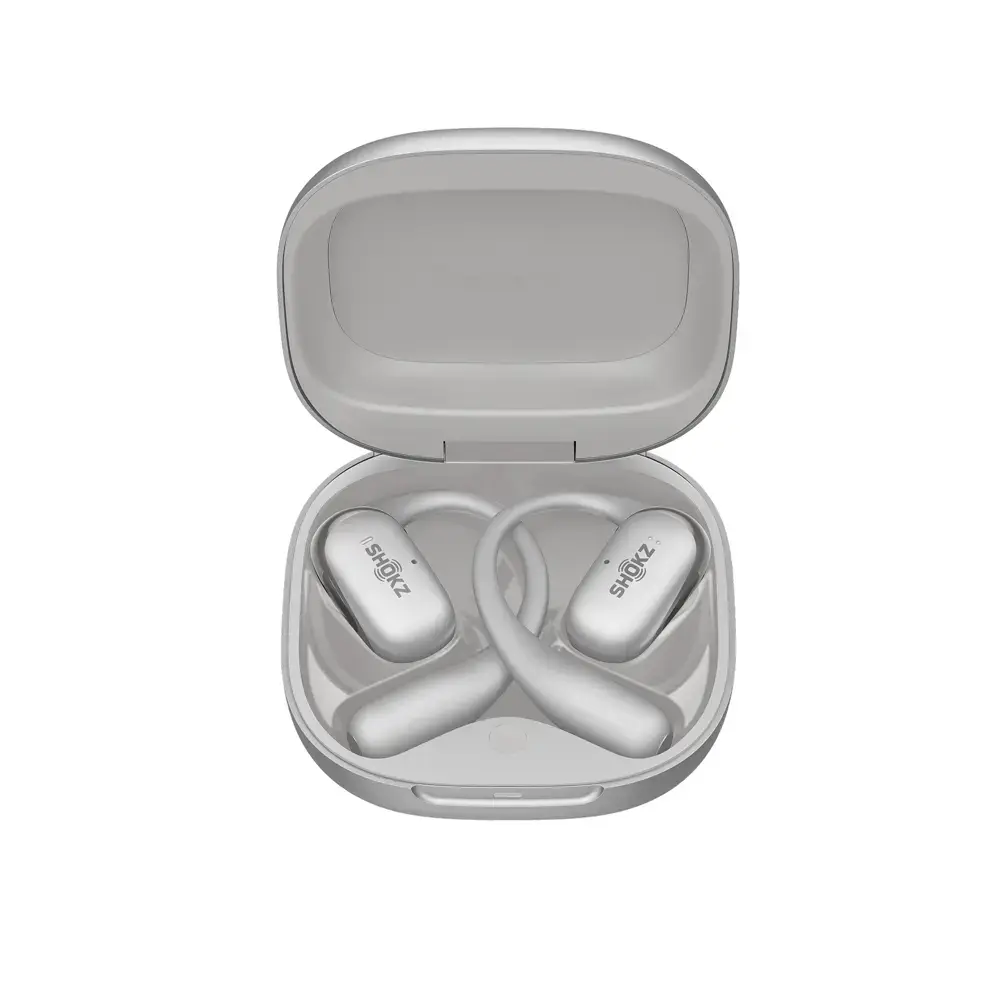 Shokz OpenFit 2+ (plus) Draadloze Open-ear Koptelefoon Grijs