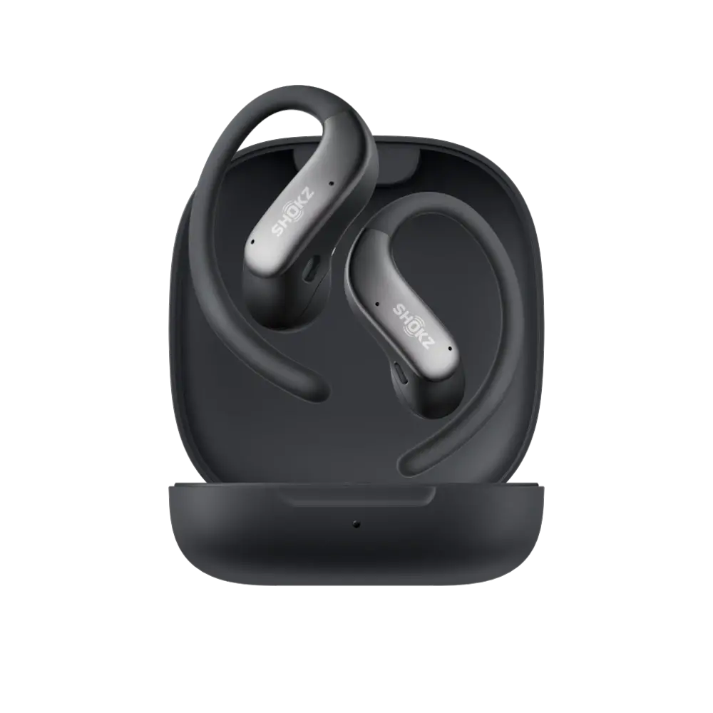 SHOKZ OpenFit Air 2 Draadloze Open-ear Koptelefoon Zwart