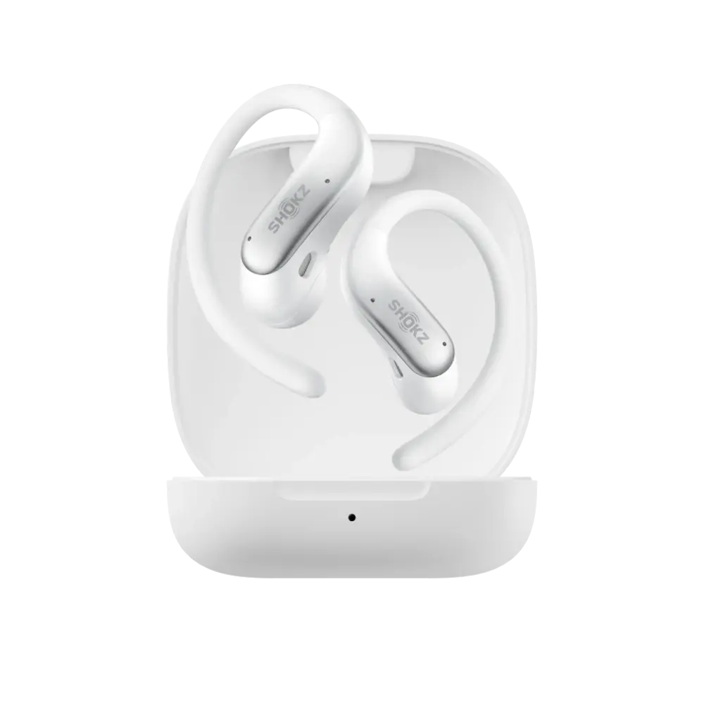 SHOKZ OpenFit Air 2 Draadloze Open-ear Koptelefoon Wit
