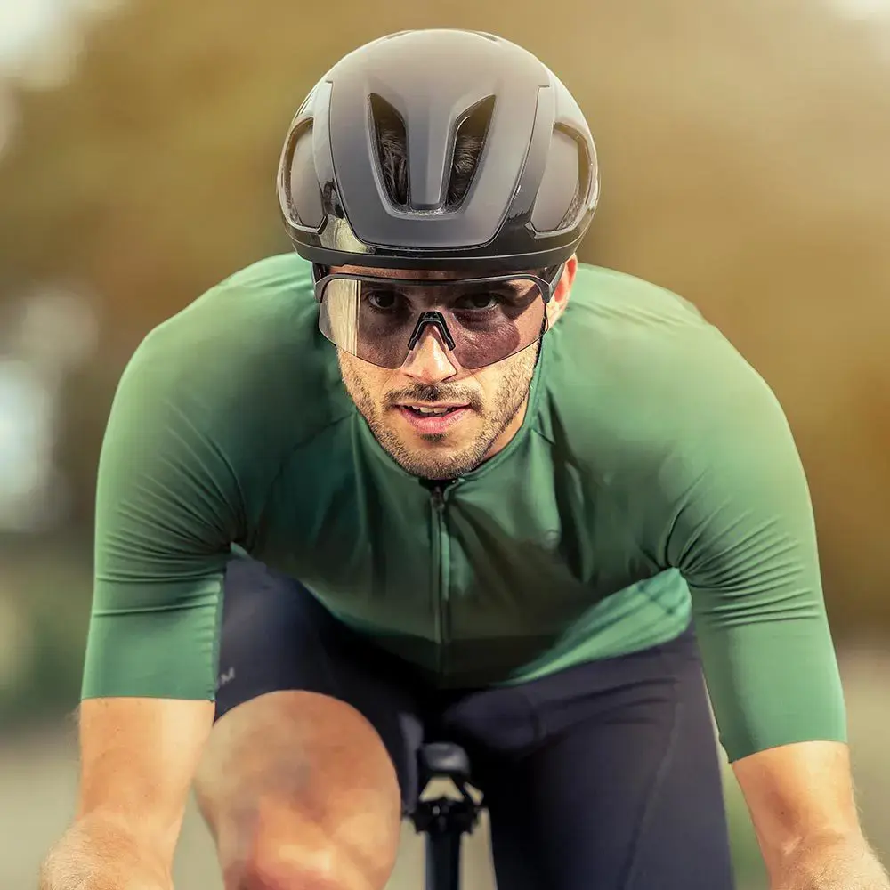 ppeeqq Model-I P R O Photochromic Fietsbril Donkergrijs met Smoke Lens