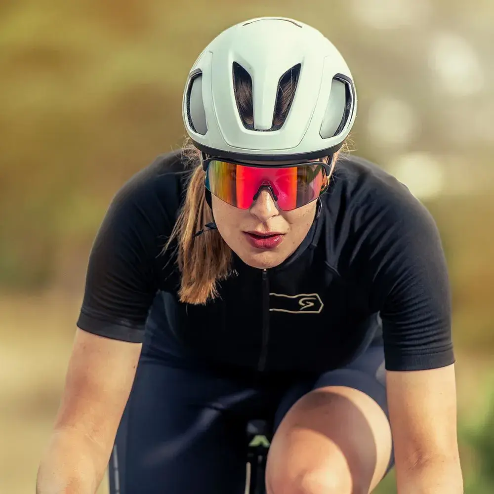 ppeeqq Model-I P R O Photochromic Fietsbril Mat Zwart met Rode Lens