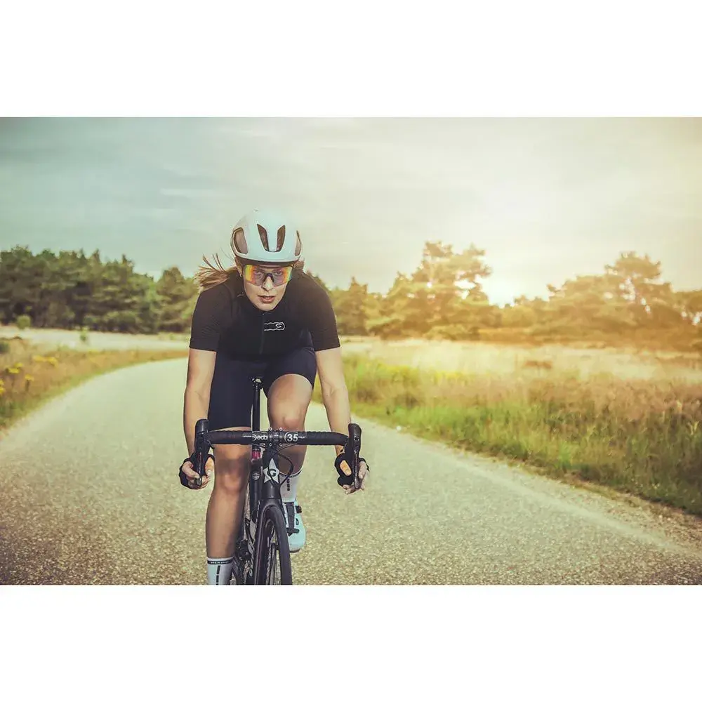 ppeeqq Model-I P R O Photochromic Fietsbril Mat Zwart met Rode Lens