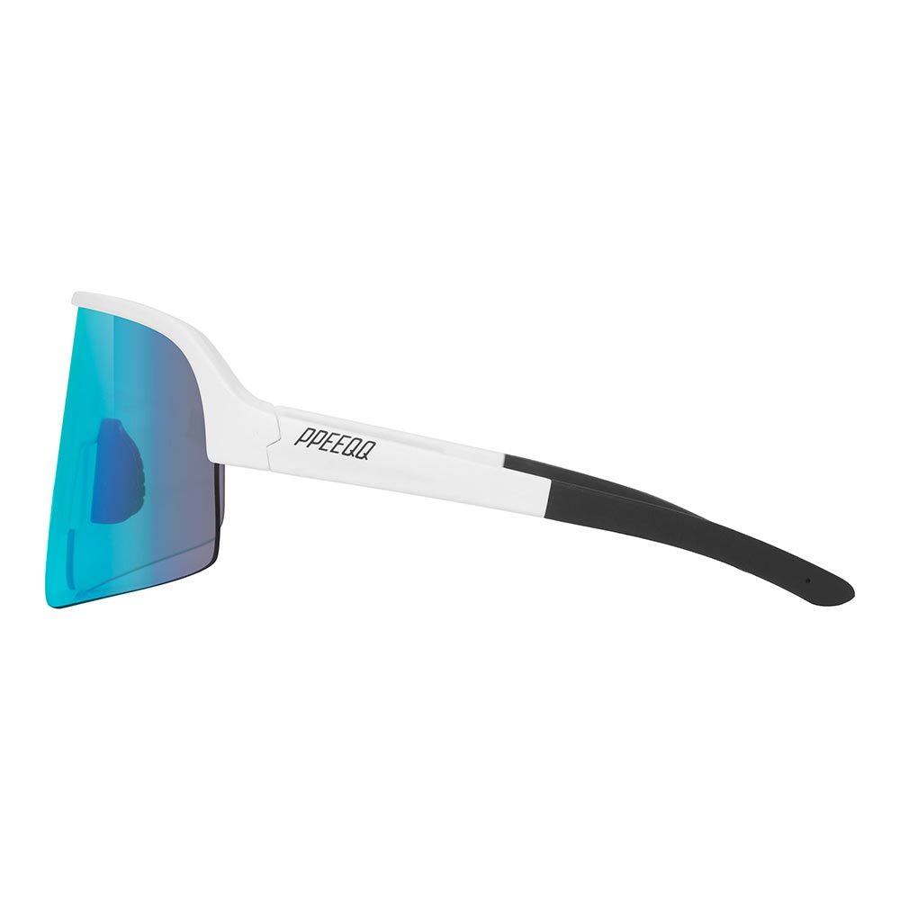 ppeeqq Model-I P R O Photochromic Fietsbril Mat Wit met Blauwe Lens