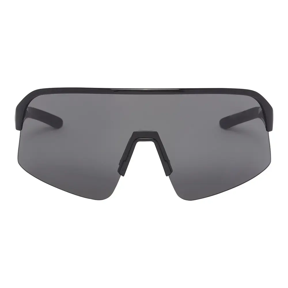 ppeeqq Model-I Fietsbril Glanzend Zwart met Smoke Lens