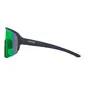 ppeeqq Model-II P R O Photochromic Fietsbril Mat Donkerblauw met Groene Lens