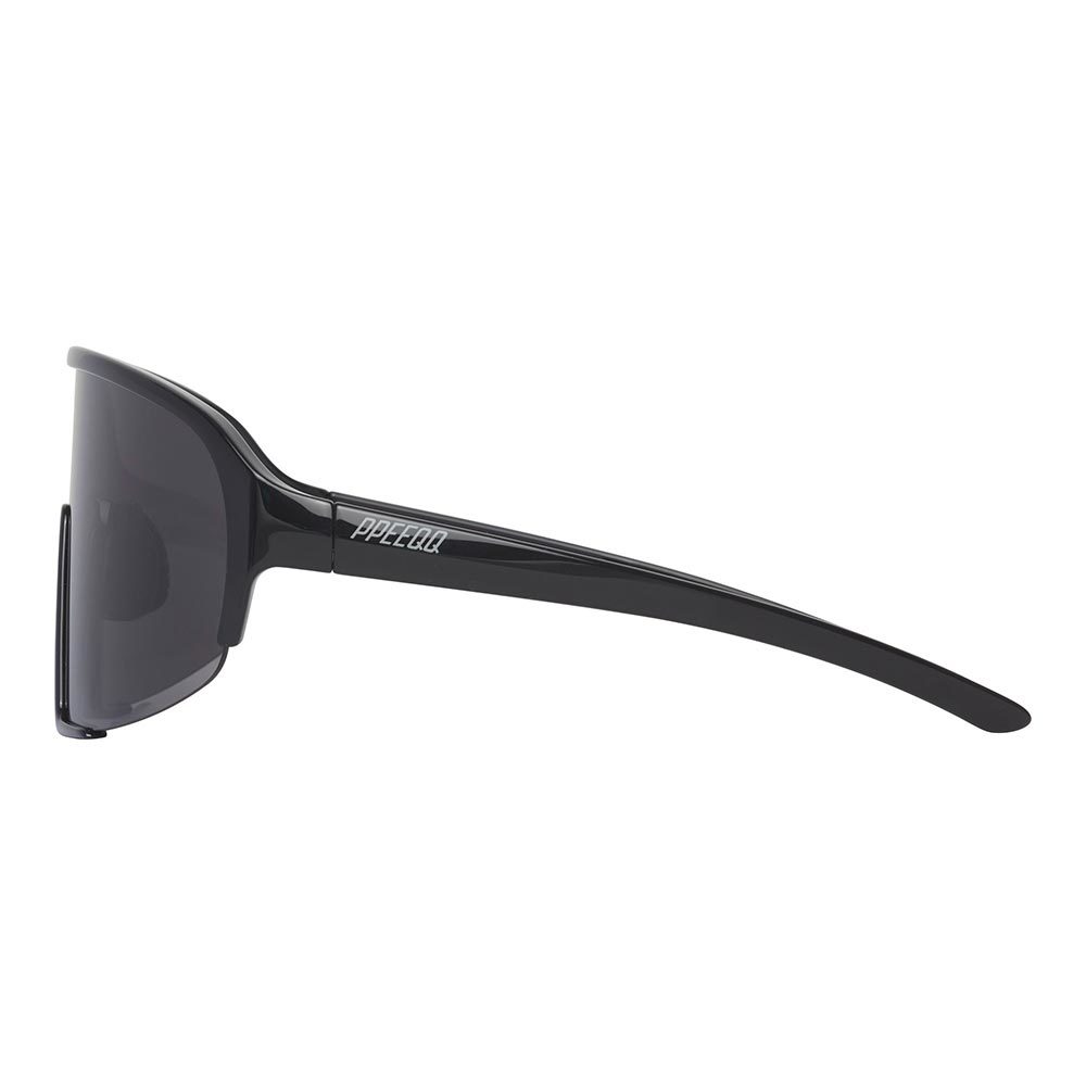 ppeeqq Model-II Fietsbril Glanzend Zwart met Smoke Lens