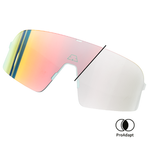 PPEEQQ Lens Model I Photochromic Oleo-Hydro-Antifog Rood