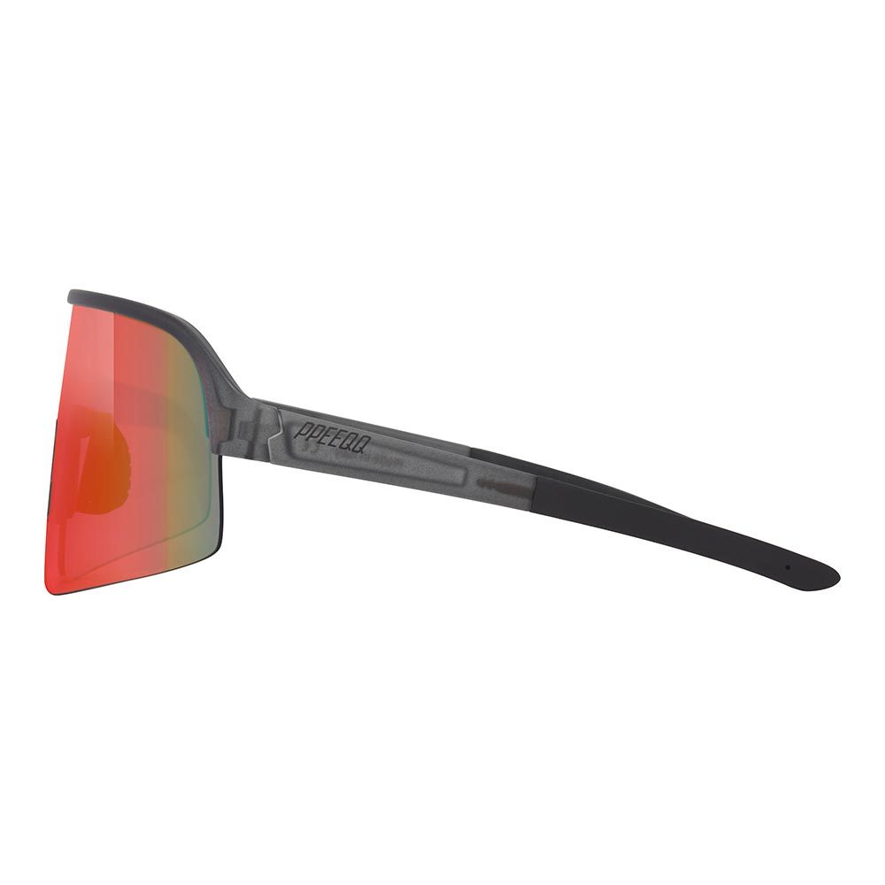 ppeeqq Model-I P R O Photochromic Fietsbril Donkergrijs met Rode Lens