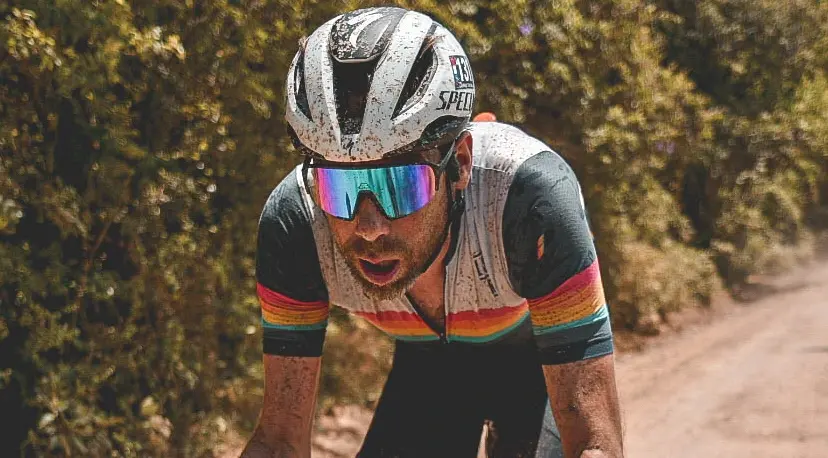 ppeeqq Model-I P R O Photochromic Fietsbril Donkergrijs met Groene Lens
