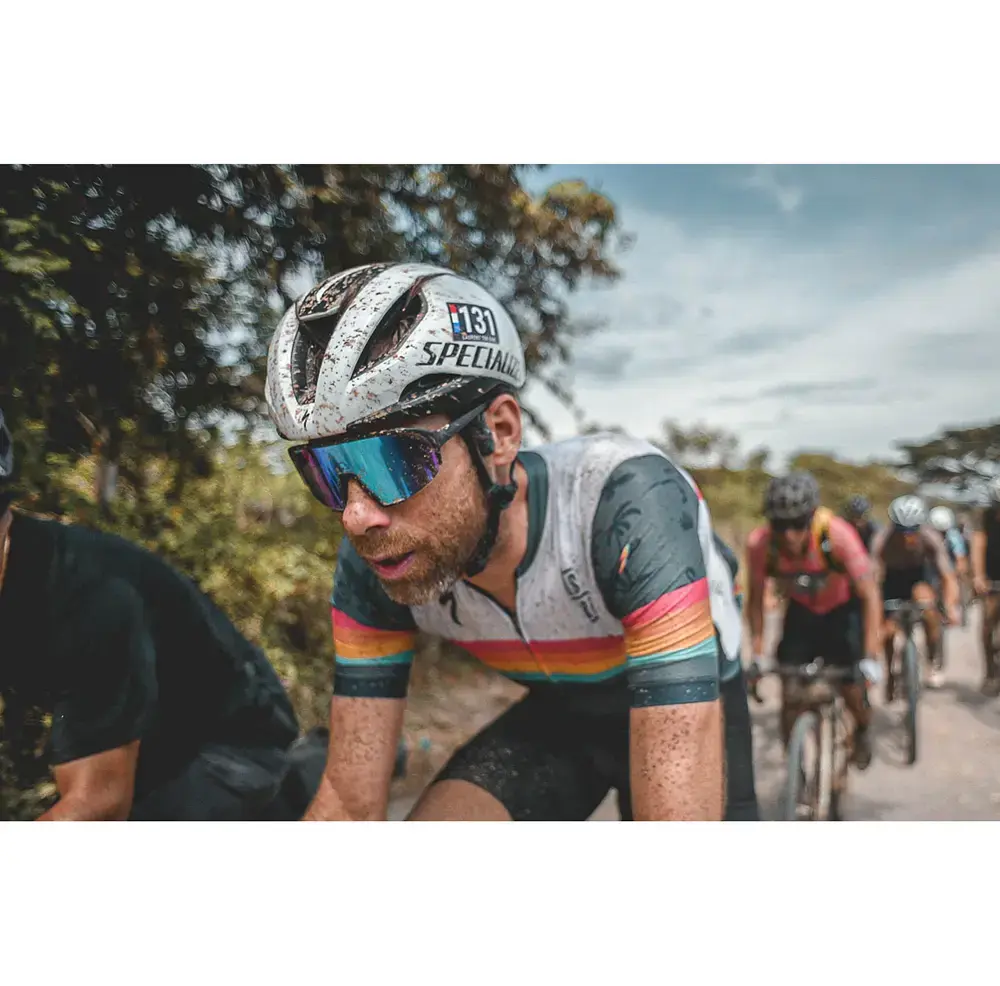 ppeeqq Model-II P R O Photochromic Fietsbril Donkergrijs met Groene Lens