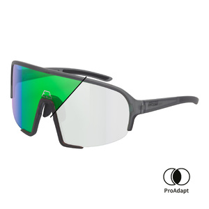 PPEEQQ Model-II P R O Photochromic Sport Zonnebril Grijs met Groene Lens