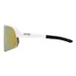 ppeeqq Model-I Fietsbril Glanzend Wit met Gouden Lens