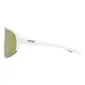 ppeeqq Model-II Fietsbril Glanzend Wit met Gouden Lens