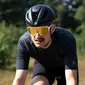 ppeeqq Model-II Fietsbril Glanzend Wit met Gouden Lens