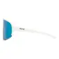 ppeeqq Model-II Fietsbril Glanzend Wit met Blauwe Lens