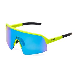 ppeeqq Model-I P R O Photochromic Fietsbril Mat Fluor Geel met Blauwe Lens
