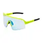 ppeeqq Model-I P R O Photochromic Fietsbril Mat Fluor Geel met Blauwe Lens