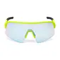 ppeeqq Model-I P R O Photochromic Fietsbril Mat Fluor Geel met Blauwe Lens