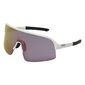 ppeeqq Model-I P R O Photochromic Fietsbril Mat Wit met Roze Lens