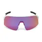 ppeeqq Model-I P R O Photochromic Fietsbril Mat Wit met Roze Lens