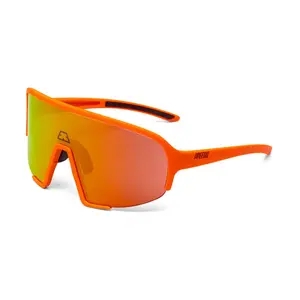 ppeeqq Model-II P R O Photochromic Fietsbril Mat Fluor Oranje met Oranje Lens