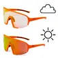 ppeeqq Model-II P R O Photochromic Fietsbril Mat Fluor Oranje met Oranje Lens