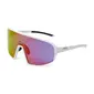 ppeeqq Model-II P R O Photochromic Fietsbril Mat Wit met Roze Lens