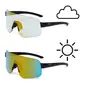 ppeeqq Model-III Small P R O Photochromic Fietsbril Mat Zwart met Gouden Lens