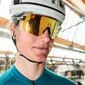 ppeeqq Model-III Small Fietsbril Glanzend Zwart met Gouden Lens