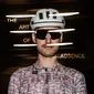 ppeeqq Model-III Small Fietsbril Glanzend Wit met Rose Gouden Lens