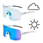 PPEEQQ Model-IV P R O Photochromic Sportbril Mat Wit met Groene Lens — afbeelding 2