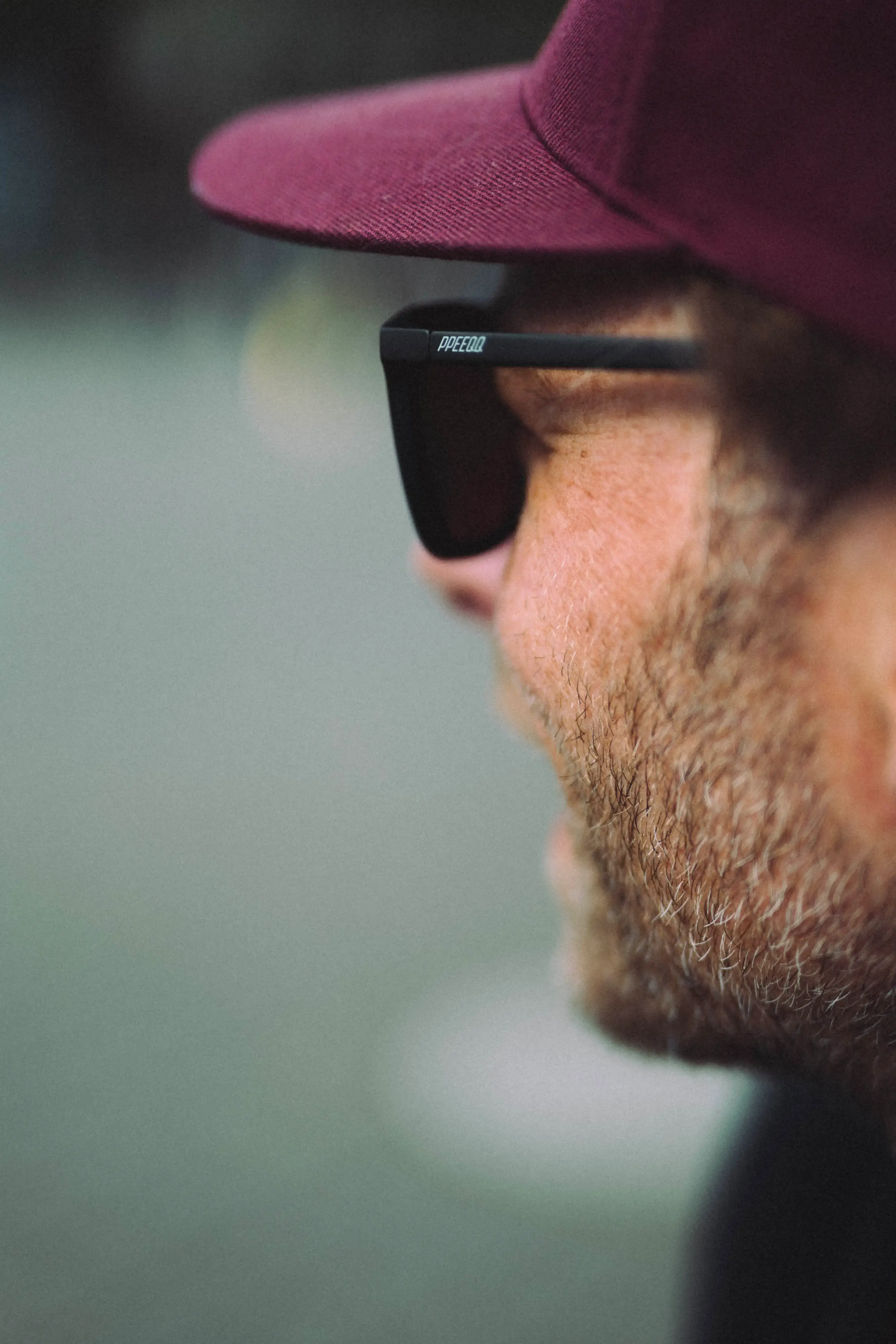 ppeeqq Model-C Zonnebril Mat Zwart met Smoke Lens
