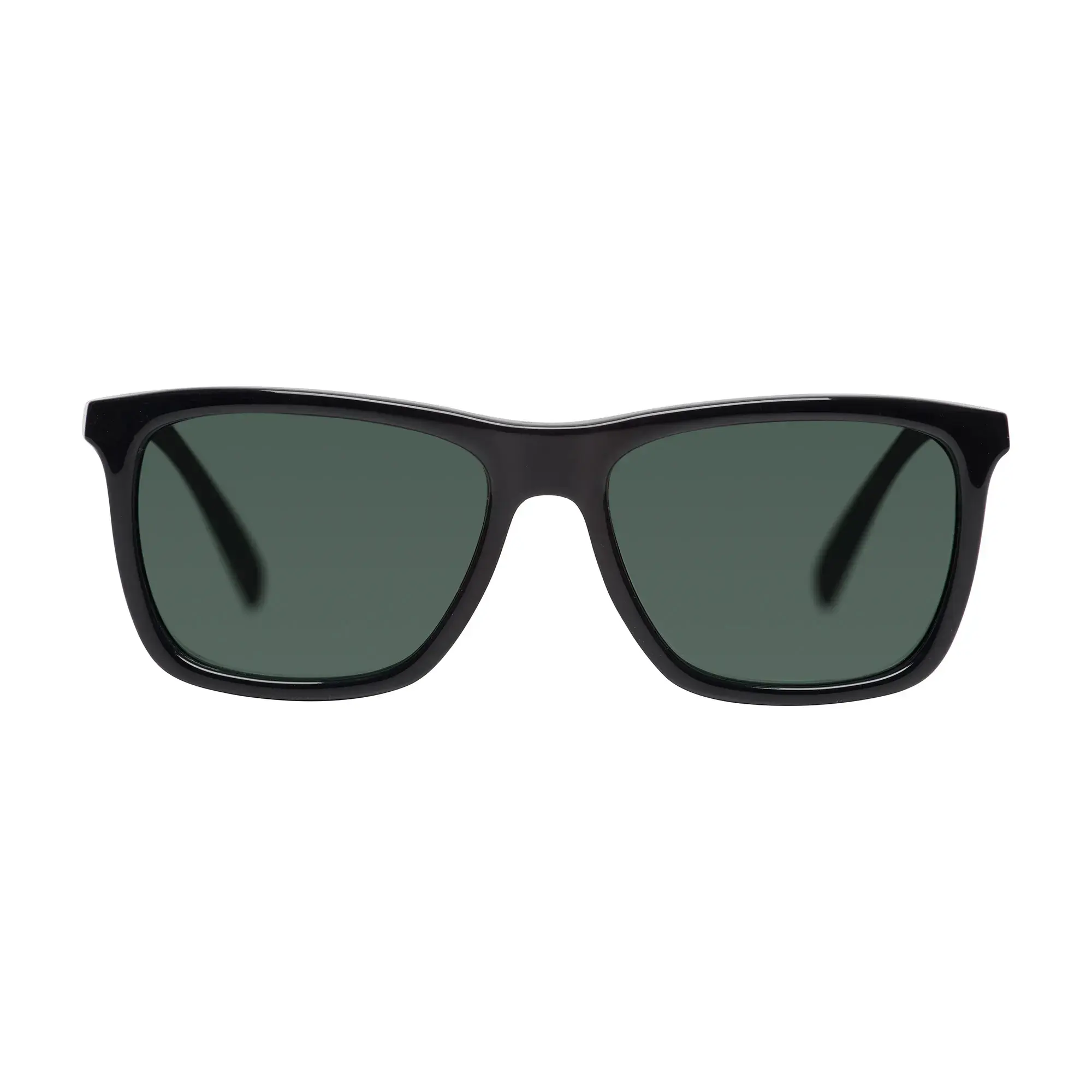 ppeeqq Model-C Zonnebril Glanzend Zwart met Smoke Lens