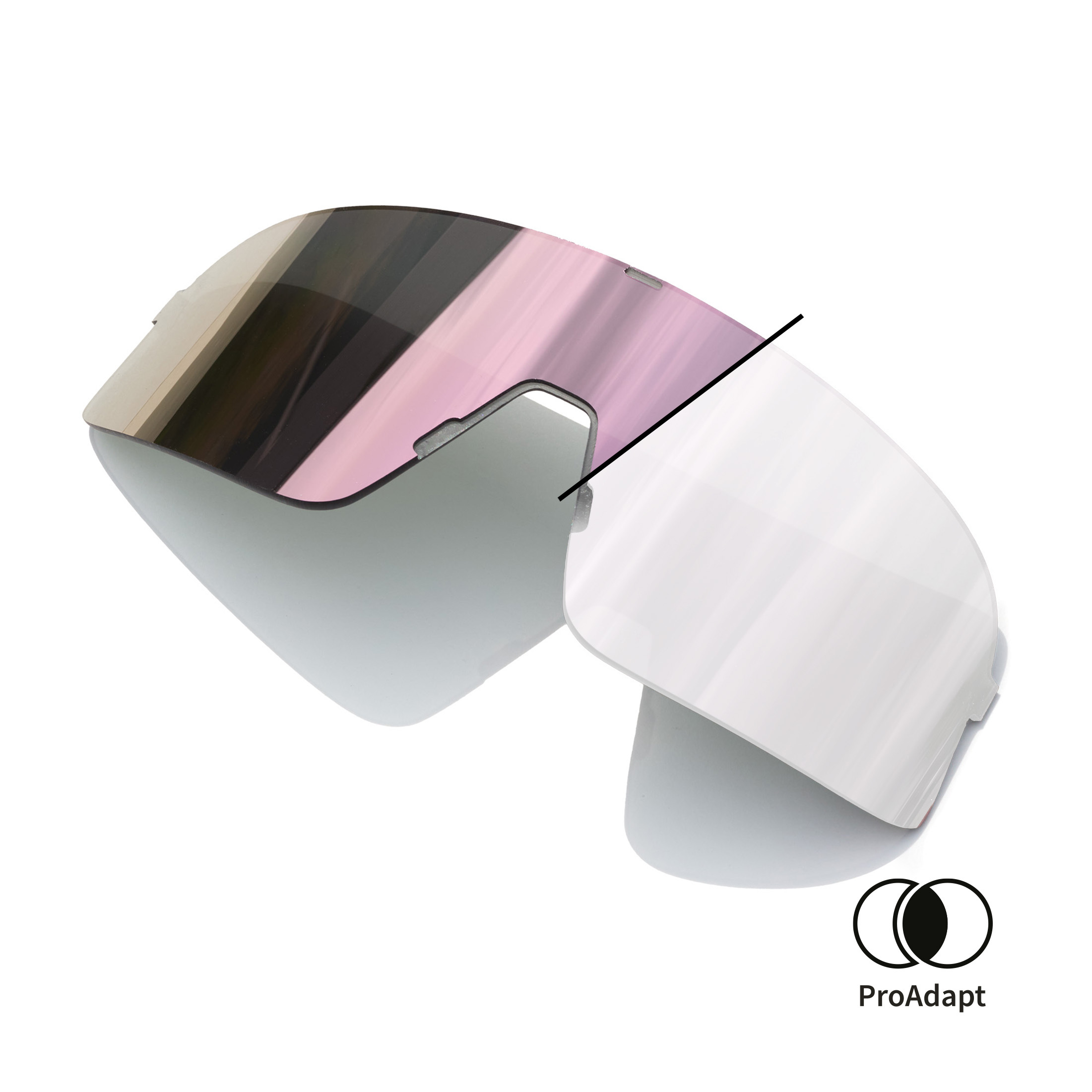 PPEEQQ Lens Model I Photochromic Oleo-Hydro-Antifog Roze