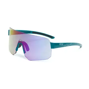 ppeeqq Model-III P R O -Joy Beune- Photochromic Fietsbril Groen Paarse Lens