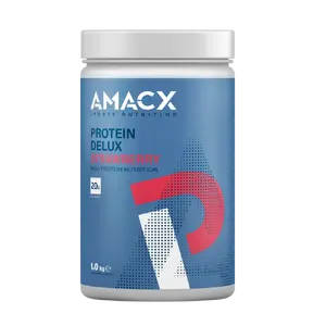 Amacx Protein Deluxe 1 kg Aardbei